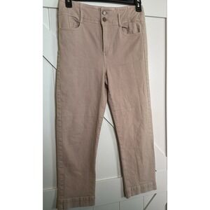 Ann Taylor Women's The Easy‎ Straight Leg Jeans Tan Size 6